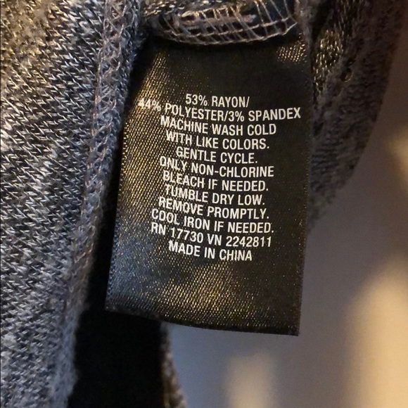 Mossimo Gray Moto Jacket Asymmetrical Hem XSmall - Picture 4 of 4